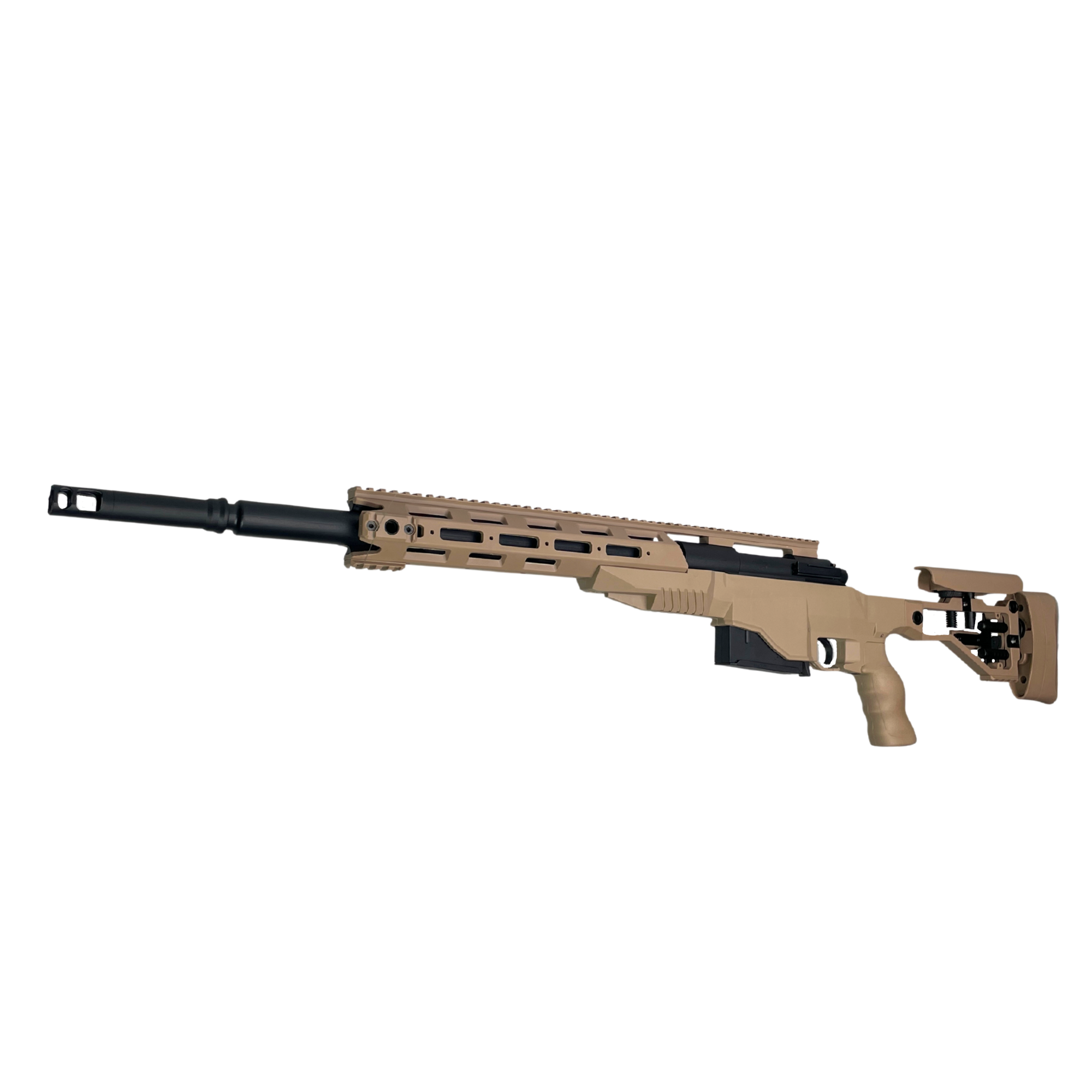 Hanke A6 MSR Shell Ejecting Sniper - Gel Blaster - With a shooting power of up to 300 fps, this beast is super accurate and easy to handle.