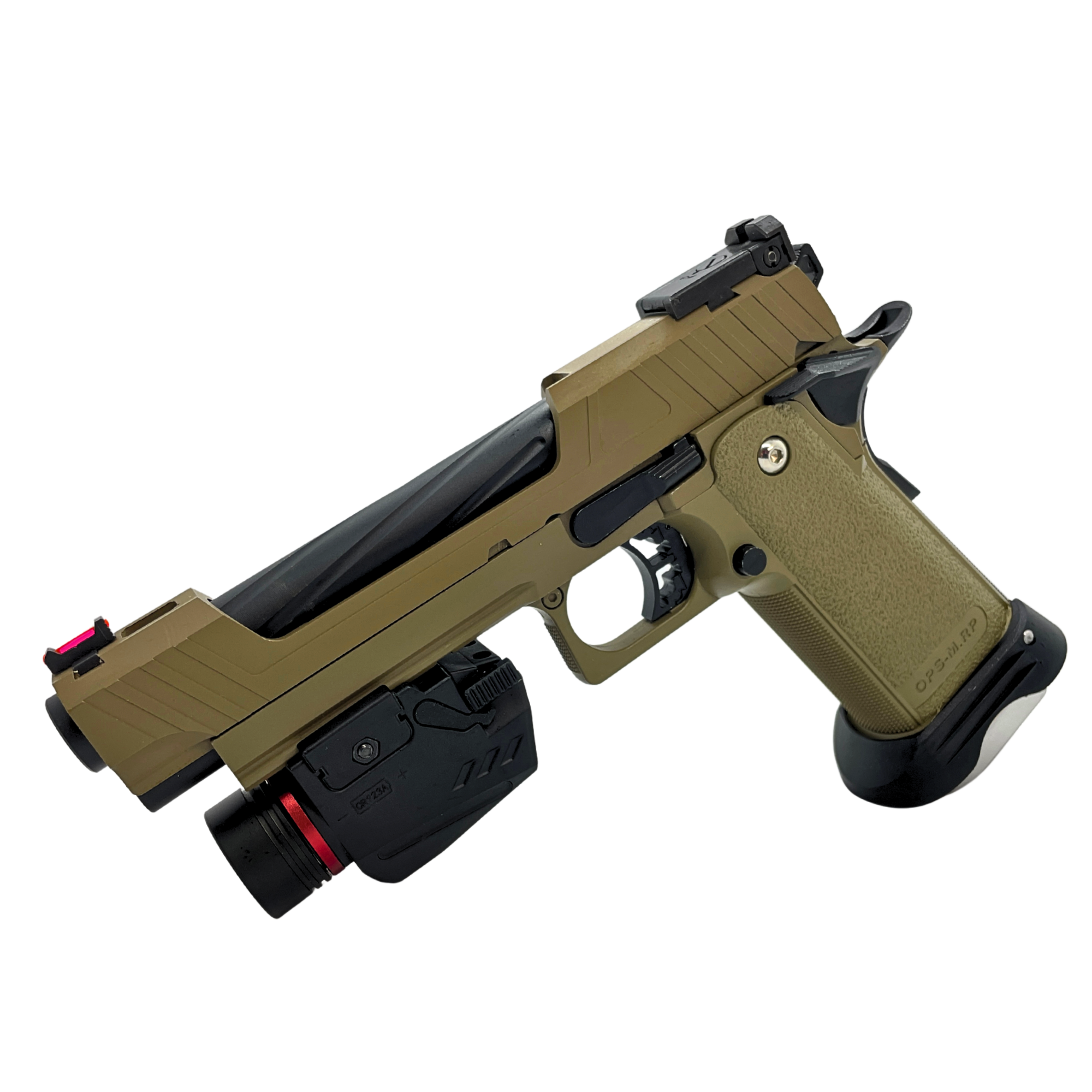 "Precision Tactical" GBU Custom 5.1 Green Gas Pistol - Gel Blaster