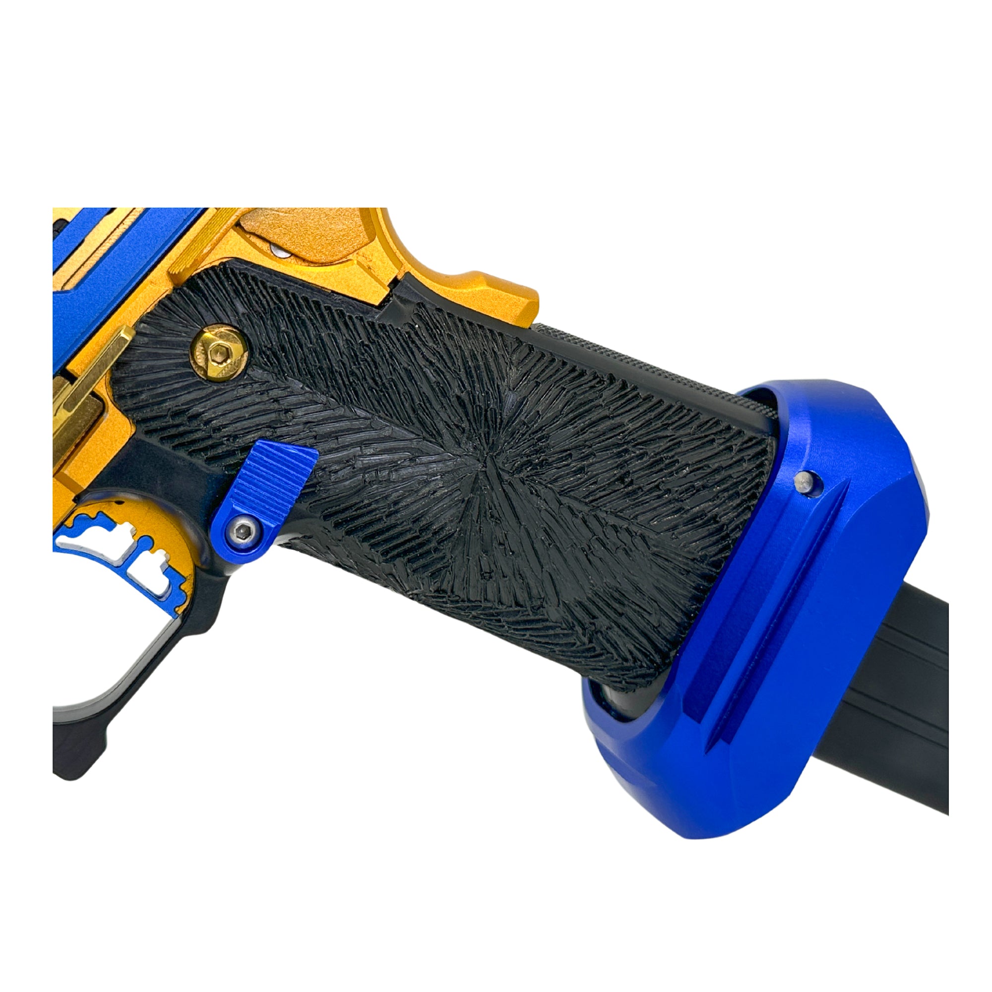"AM Import" 4.3 Competition Custom Hi-Capa - Gel Blaster (Metal) - Key Features - "AM Import" Custom Pistol - Rare Availability, Top Tier Components - Aluminium Construction for lightweight competition gameplay - 30+ Meters shooting distance - Enhanced Performance with custom modifications for the ultimate experience.