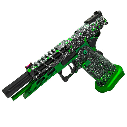 "Emerald" 1 of 1 Competition Custom Pistol - Gel Blaster (Metal)