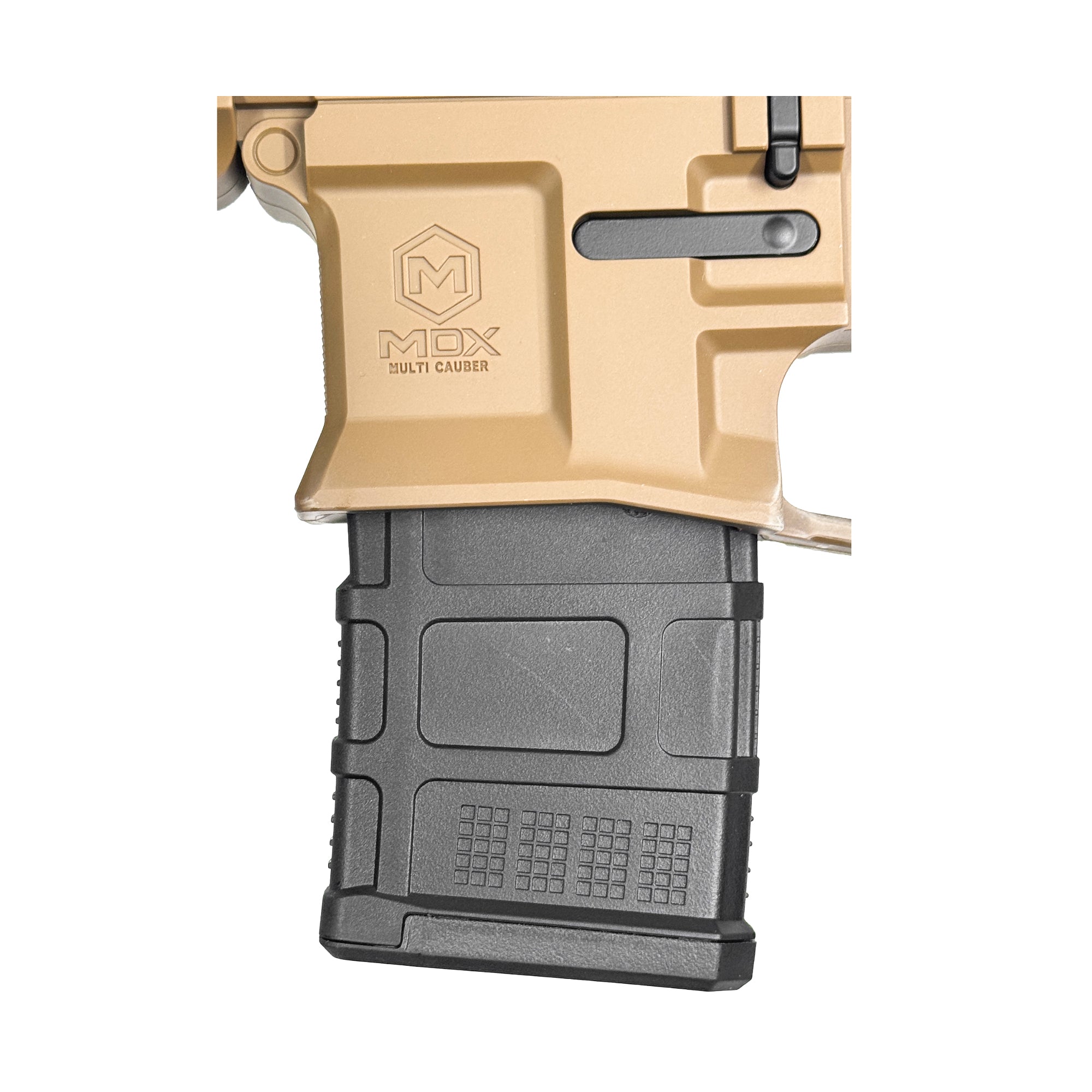 Upgraded Maxim Defence PDX Honey Badger - Gel Blaster (Tan) - The MDX isnt just a high-performing blasterits a stunning work of craftsmanship that sets a new standard for beauty and performance, making it a must-have for enthusiasts heading into the new year!