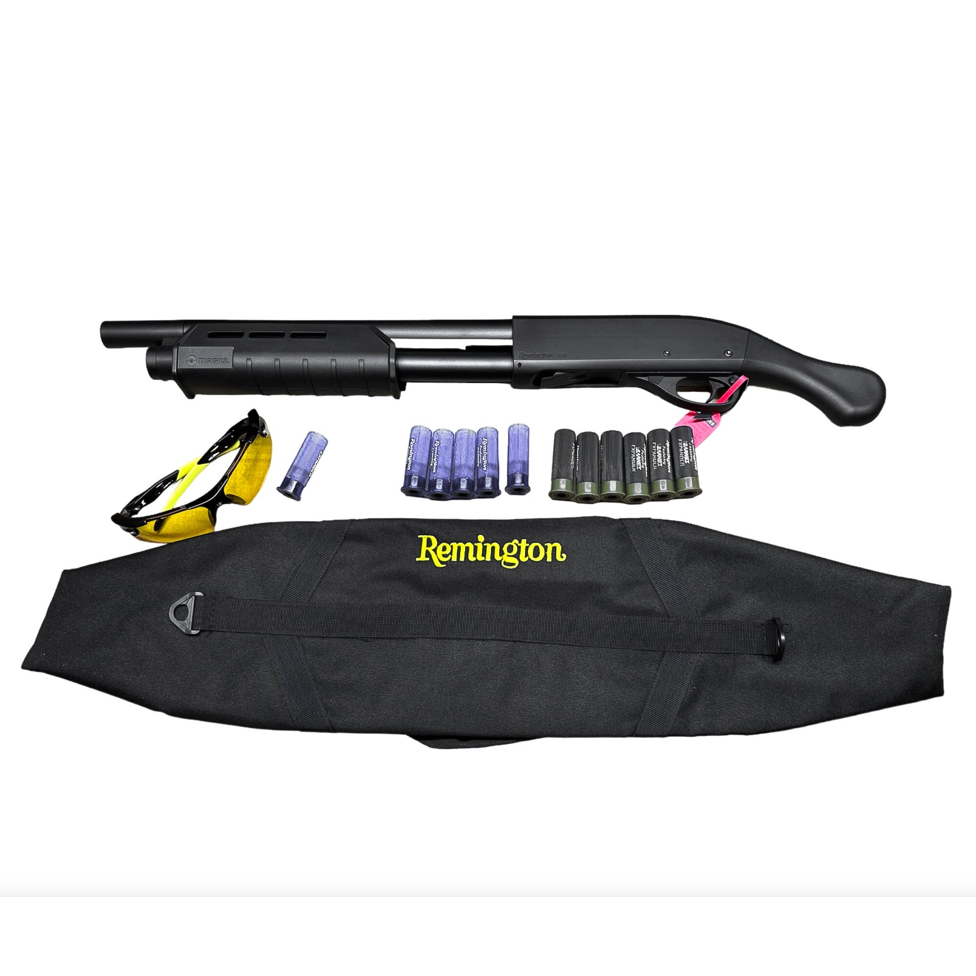 LTD Remington/ Magpul Shotgun - Gel Blaster - This robust, solid-weighted blaster offers a thrillingly realistic pump-action and shell-ejecting mechanism, delivering an unmatched experience.