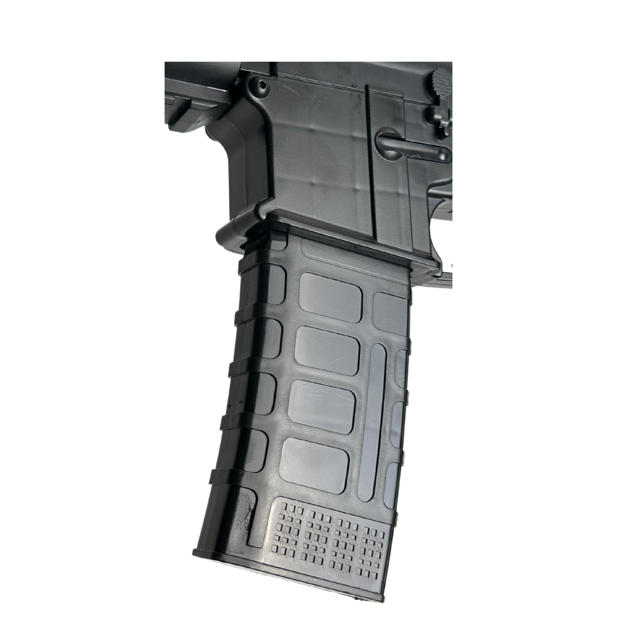 Kids HK416D Rifle - Gel Blaster (BLACK) - With a powerful shooting capacity of up to 200 fps and a range of up to 15 meters, this gel blaster is compact, sleek and powerful.