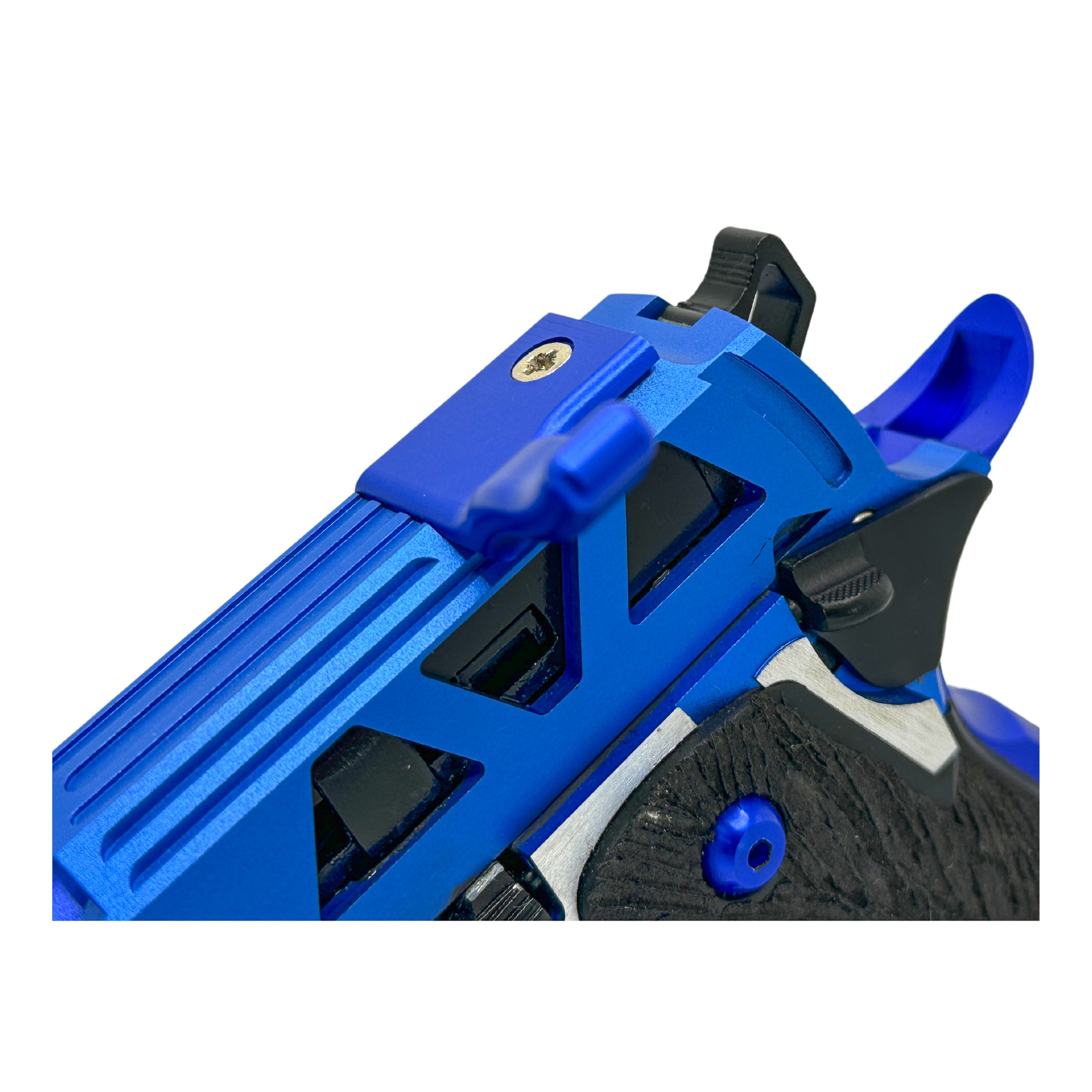 "Blue Magic" 5.1 Competition Custom Hi-Capa - Gel Blaster (Metal) - Its aluminum build ensures both speed and durability.