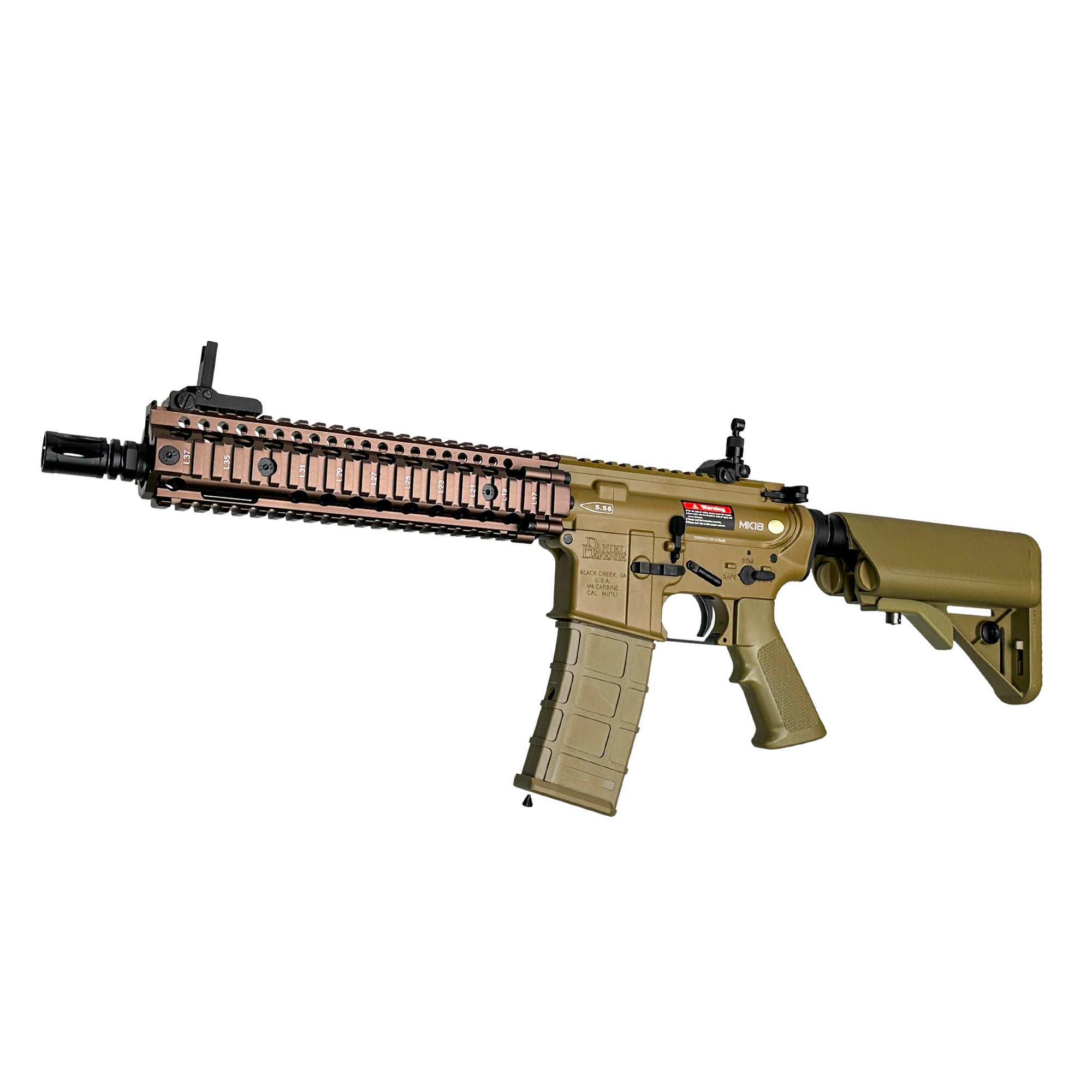 GBBR Golden Eagle MK18 MOD1 Daniel Defence Marksman MC6593M Gas Blow Back Rifle - Gel Blaster