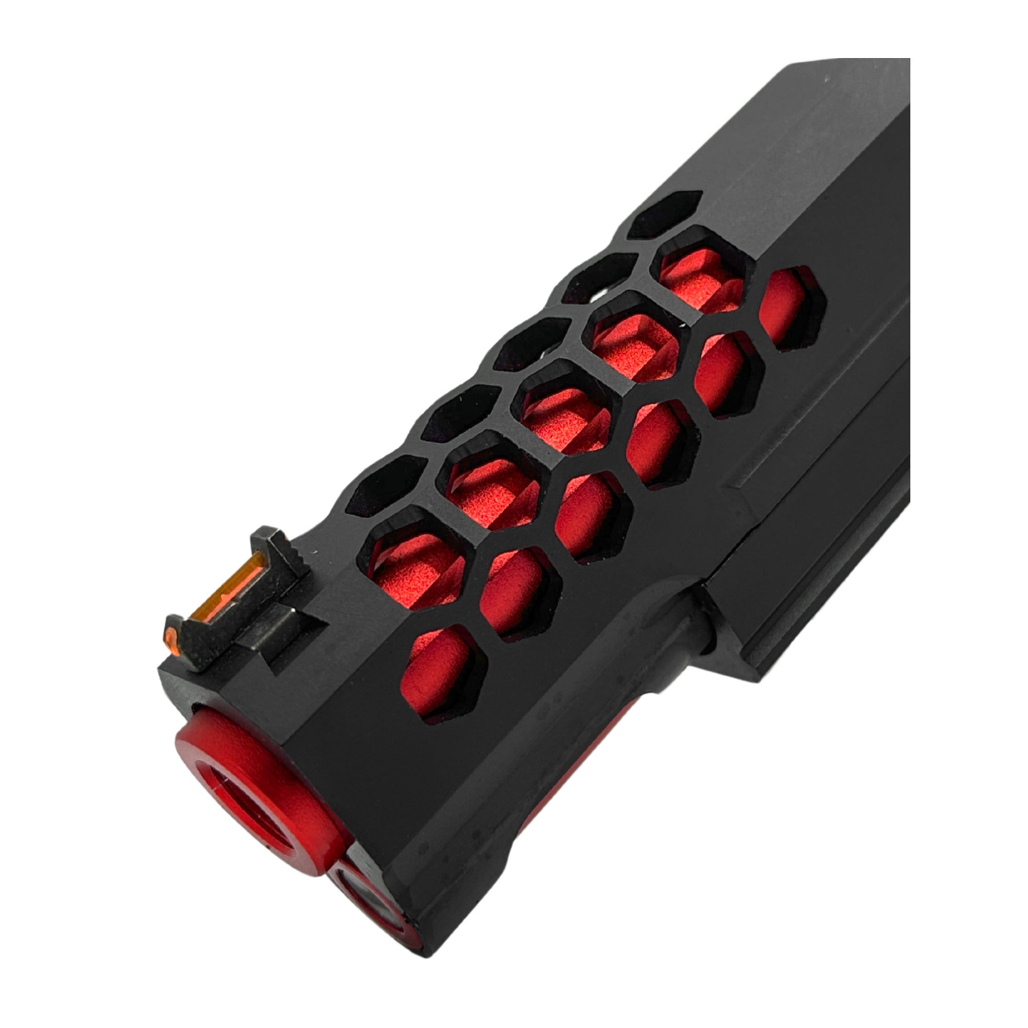 "Blood Hunter" 5.1 Competition Custom Hi-Capa - Gel Blaster (Metal) - Perfect for dynamic gel blasting gameplay, it offers unmatched accuracy and power in a sleek, compact design.