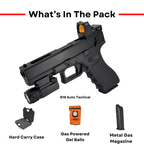 "G18 Auto Tactical" Competition Custom Pistol - Gel Blaster (Metal)