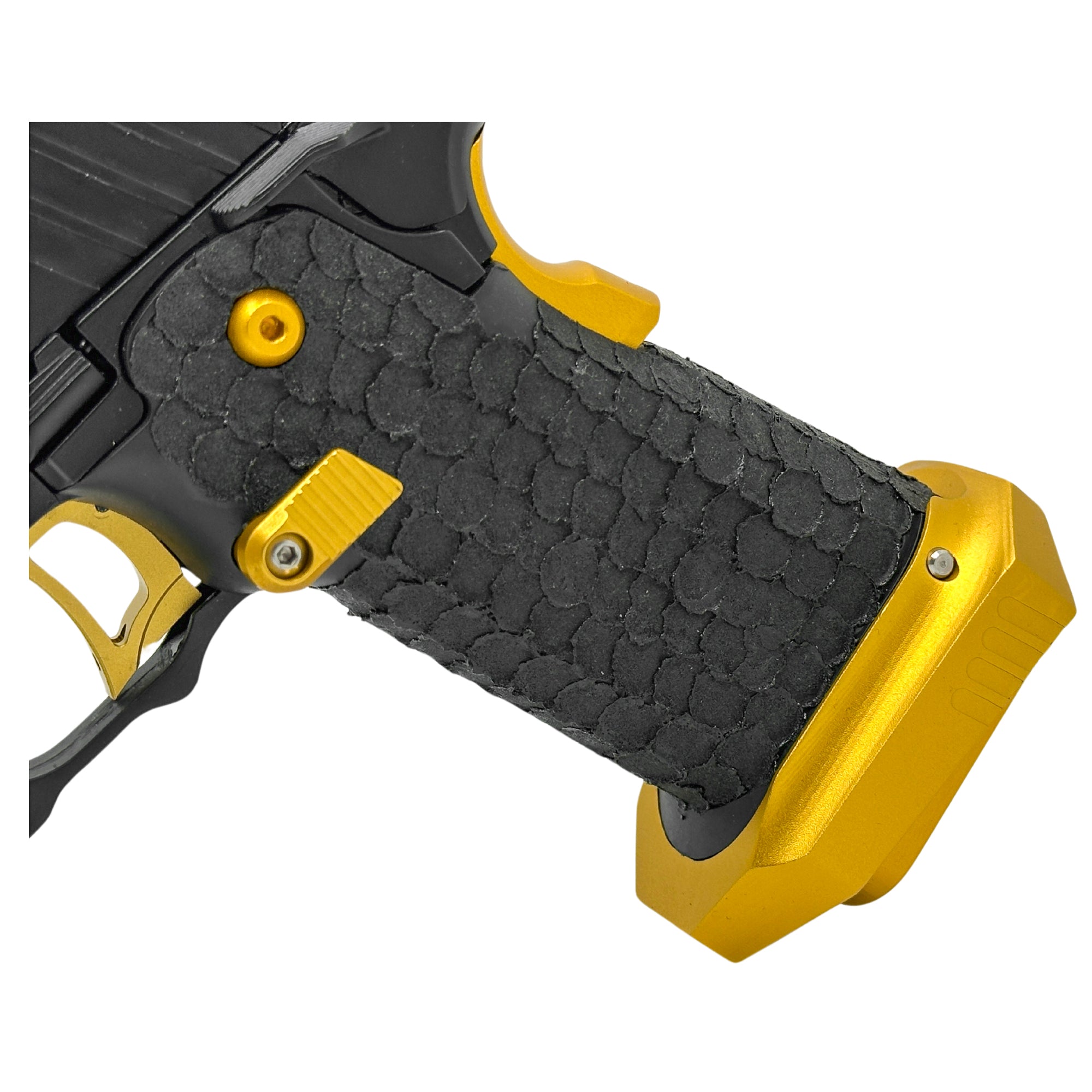 "Eagle Precision" 5.1 Competition Custom Hi-Capa - Gel Blaster (Metal) - This new edition GE release, enhanced with GBU modifications, offers exceptional performance boosts for a truly remarkable experience.