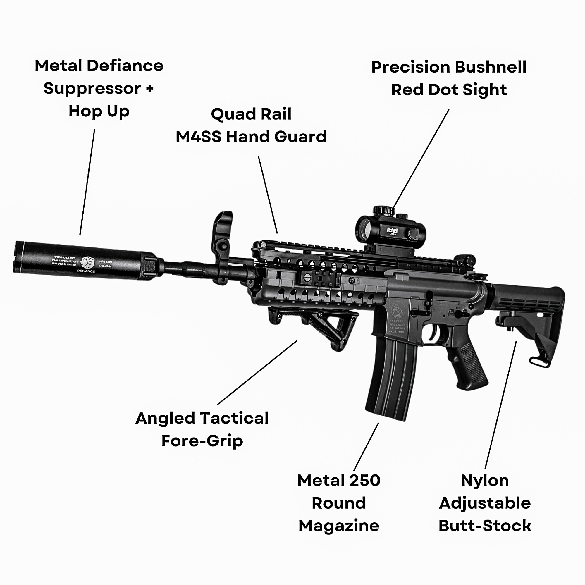 "M4SS Destroyer" GBU Custom - Gel Blaster
