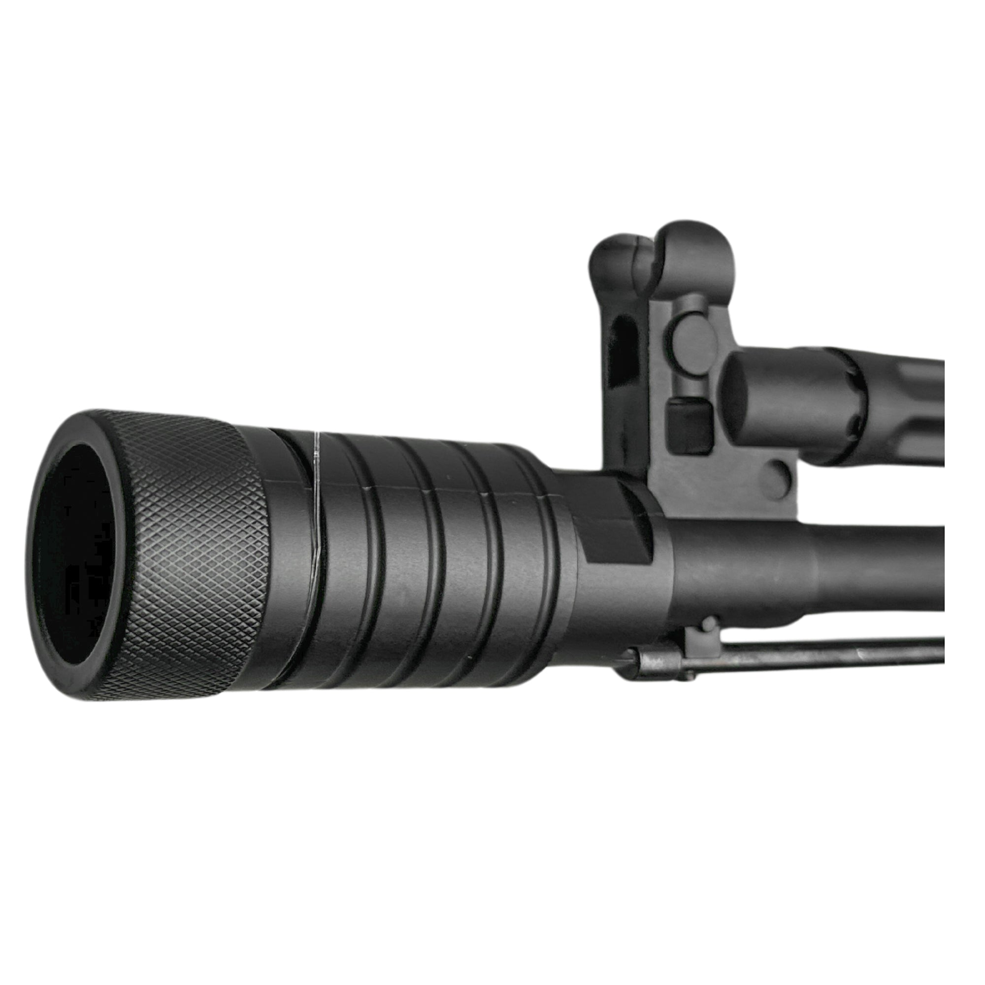 RX AK47 Tactical-Ops V4 Assault Rifle - Gel Blaster - Metal outer barrel Alloy Inner Barrel High Quality Nylon Construction Metal Trigger Guard 300+ Gel ball Banana Magazine Metal Sling Mount 11.1v Battery Metal Foldable Full Metal Butt-Stock 18:1 Ratio Metal Gears V3 High Quality Nylon Gearbox CNC Metal Fire Select 3 Fire Select Modes In the Box 1 x Tactical AK Gel Blaster 1 x 11.1v Battery 1 x Packet of Gel balls 1 x Safety Glasses Shooting Power 280+ Feet per Second (FPS)