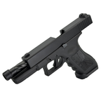 "Phantom G-Series"  Modified Metal Green Gas Blowback Pistol - Gel Blaster