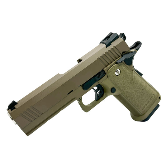 Golden Eagle 3303T 4.3 OPS Tactical Gas Pistol - Gel Blaster TAN