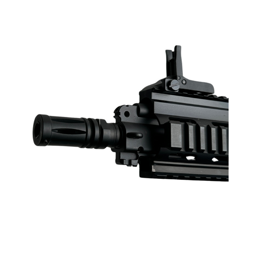 Double Bell 816 HK416D CQB Dominator - Gel Blaster (Metal) - This full metal close-quarters battle (CQB) beast is engineered to deliver intense shooting power coupled with outstanding accuracy.