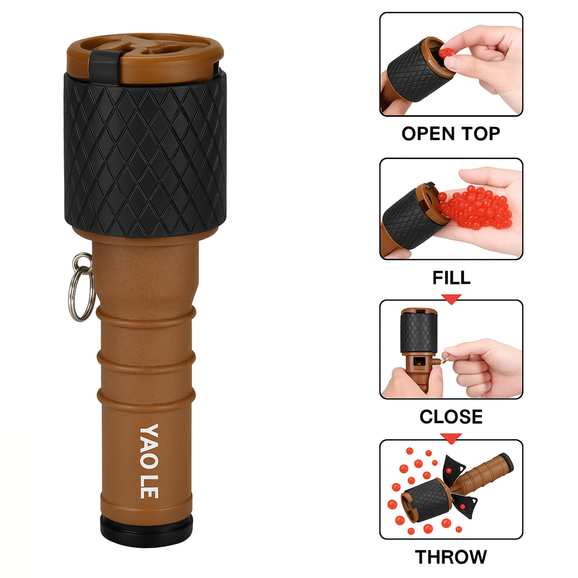 Soviet RG 33 Stick Gel Ball Grenade