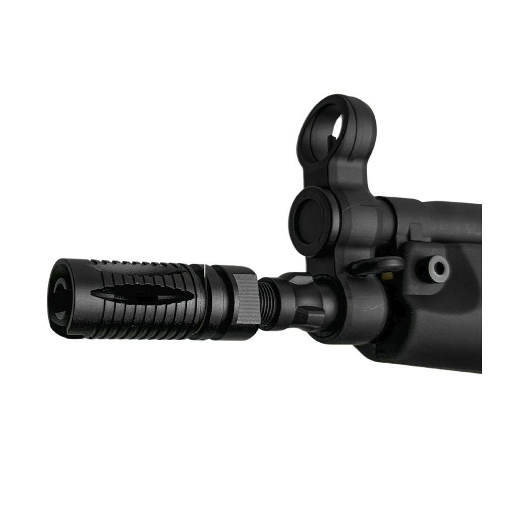 CYMA MP5 SMG - Gel Blaster - Boasting metal gears and an aluminium precision barrel, it delivers outstanding durability and accuracy.Its enhanced nylon construction ensures robustness, while the impressive 250+ feet per second shooting power + Metal Hop up provides a competitive Precision edge.