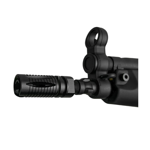 CYMA MP5 SMG - Gel Blaster - Boasting metal gears and an aluminium precision barrel, it delivers outstanding durability and accuracy.Its enhanced nylon construction ensures robustness, while the impressive 250+ feet per second shooting power + Metal Hop up provides a competitive Precision edge.