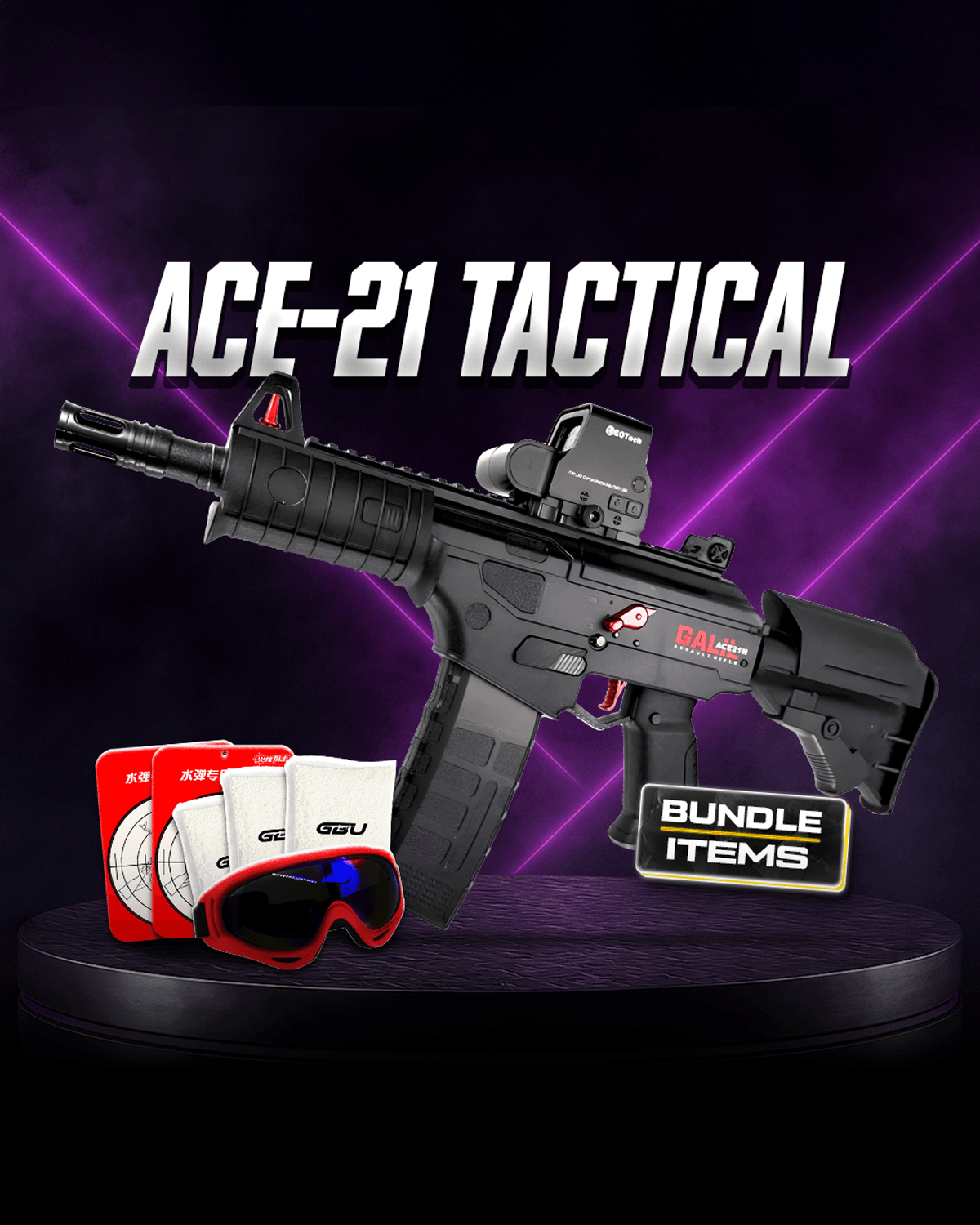 ACE-21 Tactical Bundle  - Gel Blaster