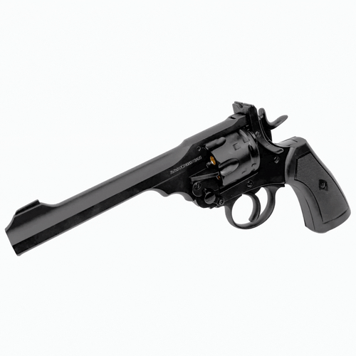 WWII Webley Mk IV .38 Revolver CO2 Powered - Gel Blaster - WWII CO Webley Revolver  Collectors Edition Step back in time with the WWII CO Webley Revolver, a true collectors masterpiece and a must-have for any World War II enthusiast.