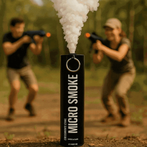 Tactical Smoke Grenade - Designed for milsim and gel blaster fun, these non-toxic smoke bombs add an epic layer of realism to your missions.