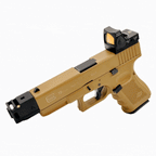 "Tac Taurus"  G19 Metal Green Gas Blowback Pistol - Gel Blaster