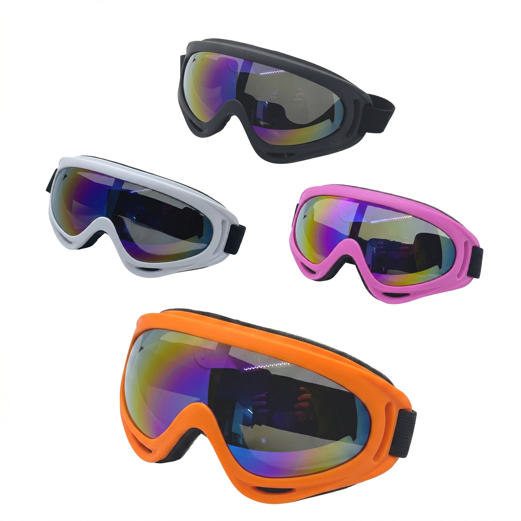 Coloured Hard Safety Goggles