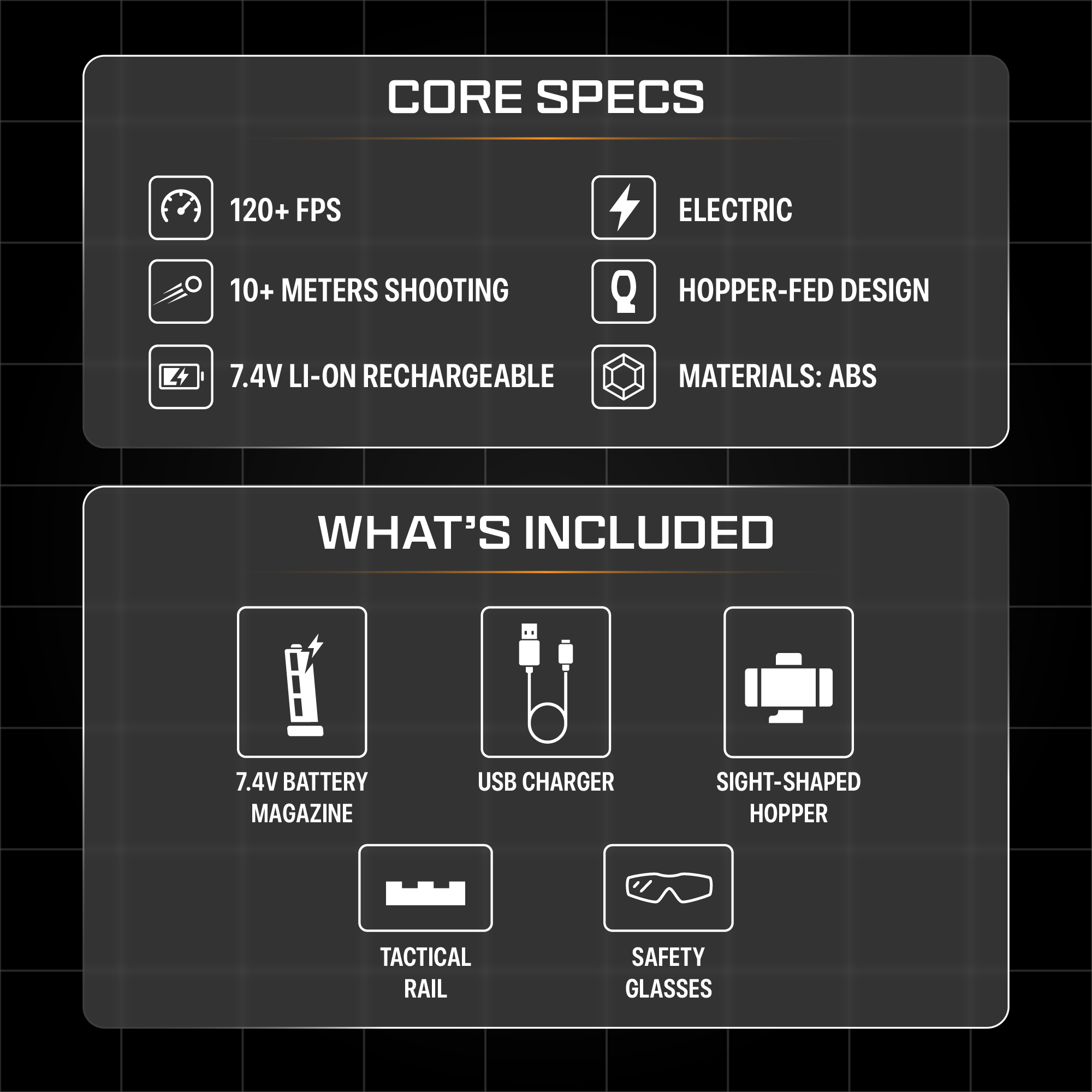 Electric Tactical Desert Eagle  - Gel Blaster