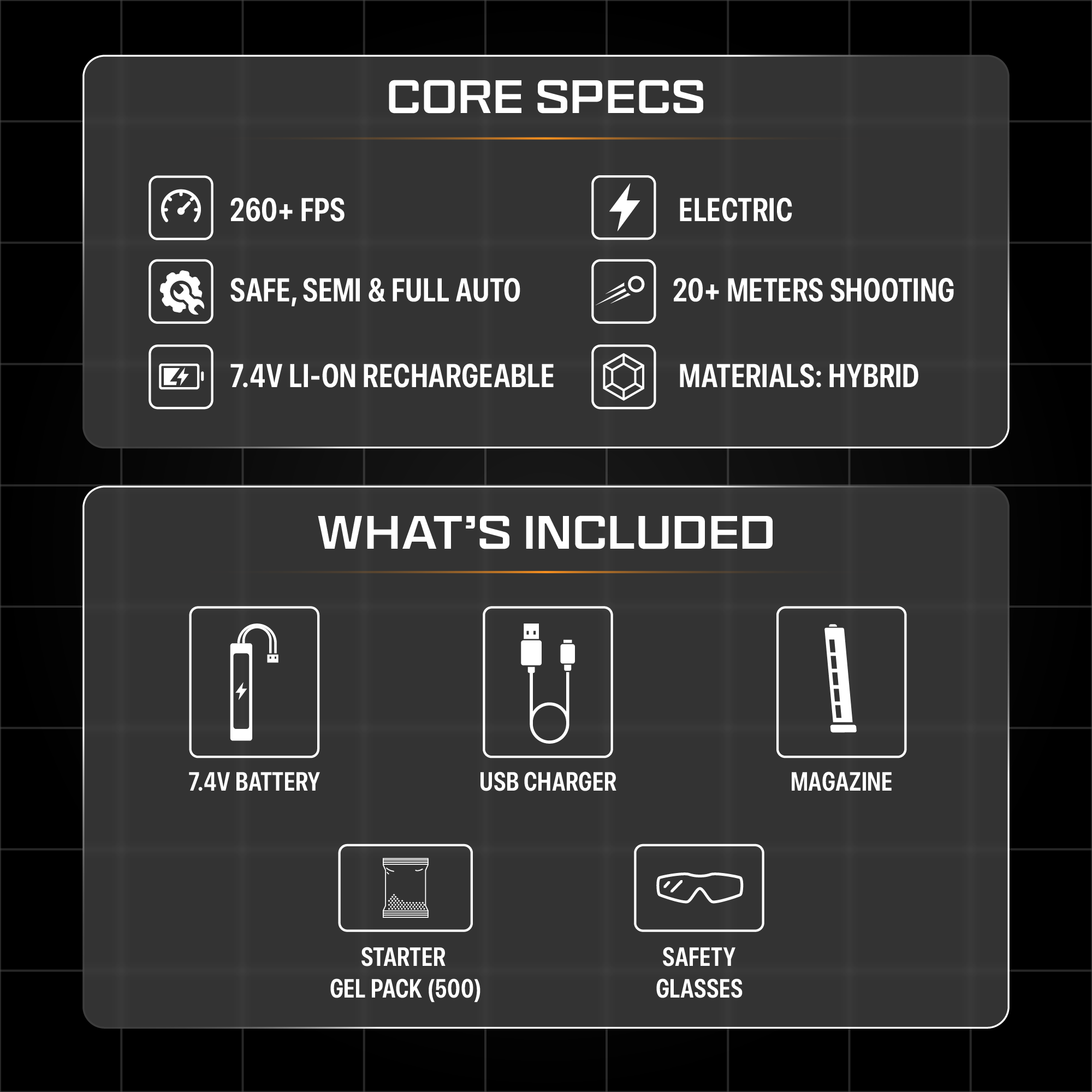 GBU Wells MKII SMG-CQB Gel Blaster (Comp Ready)