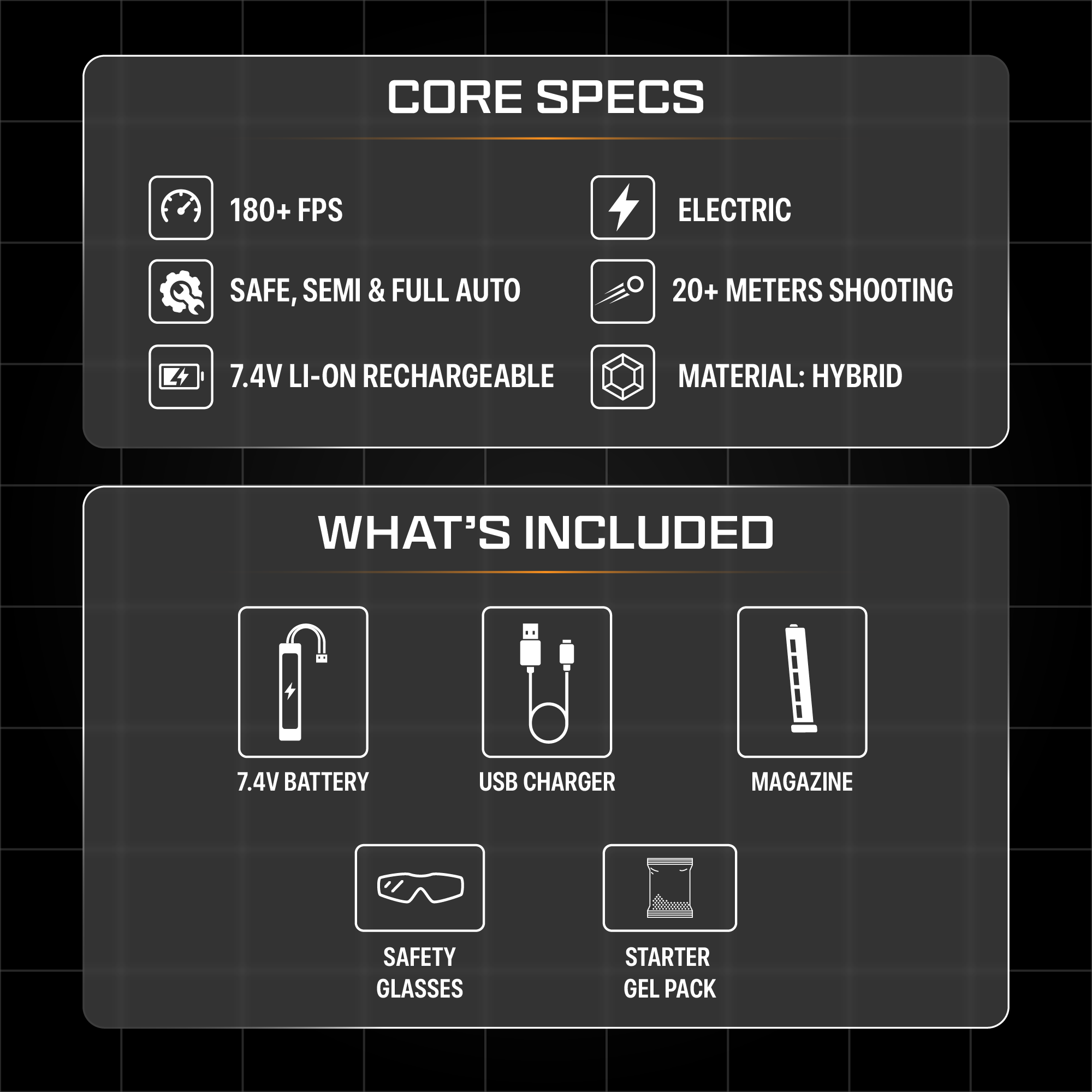 GBU Wells MKII SMG-CQB Gel Blaster (Comp Ready)