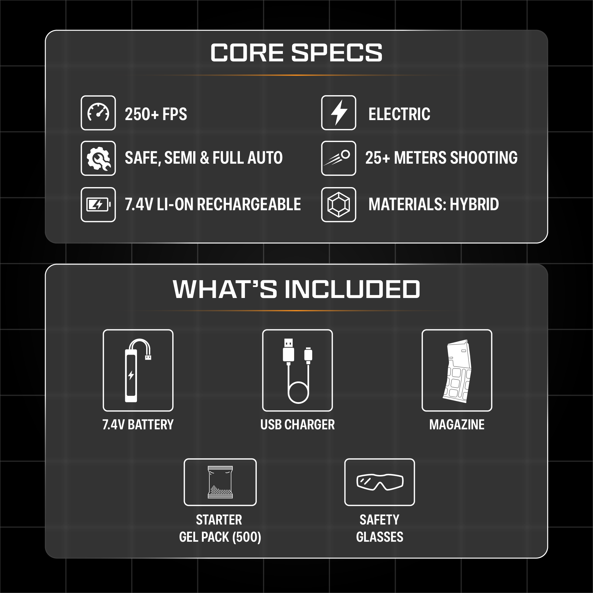HL 015 Honey Badger V3.0 - Gel Blaster