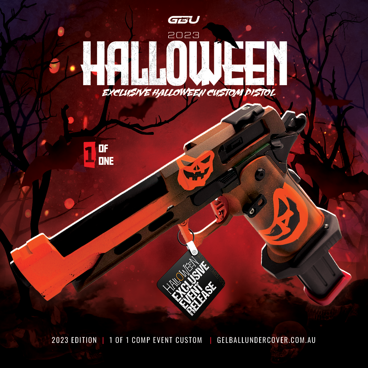 "Halloween 2023 Event" 1 of 1 Competition Custom 5.1 Hi-Capa - Gel Blaster (Metal)