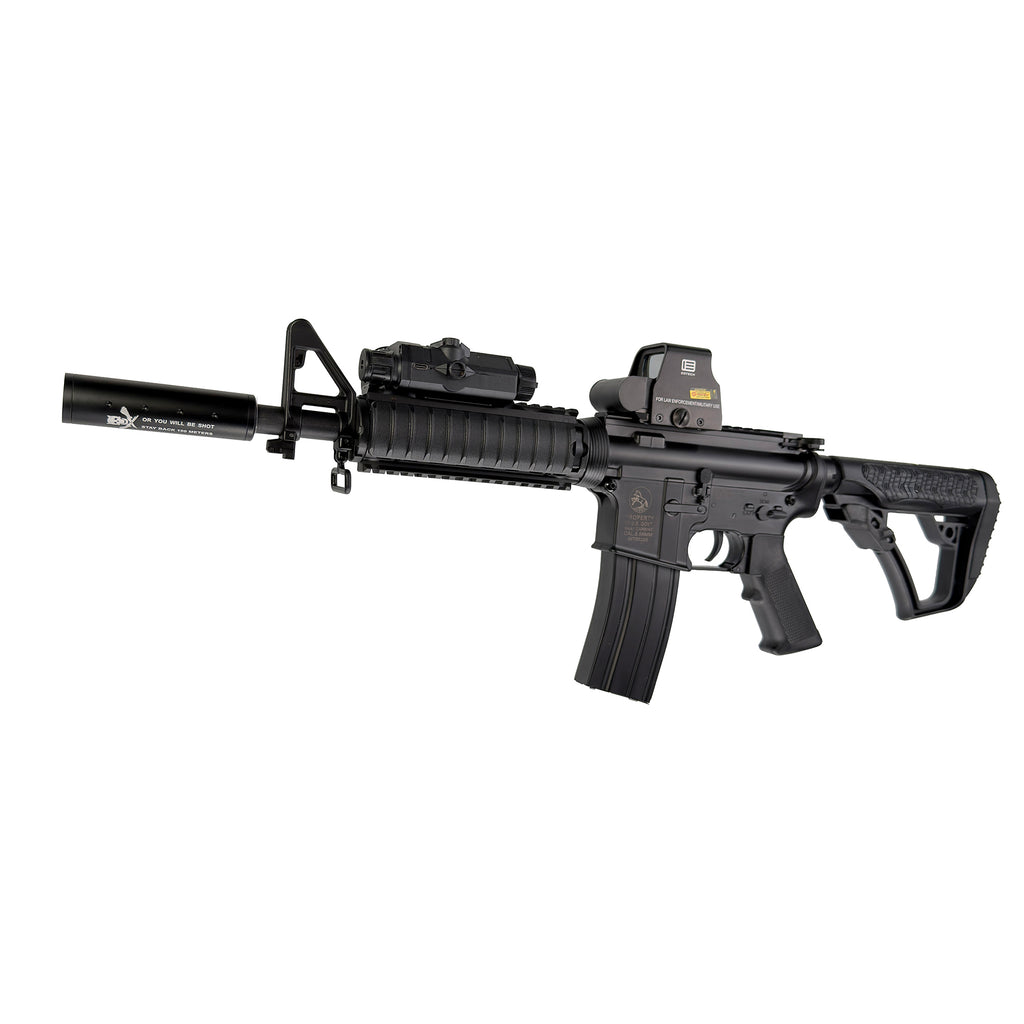 "Takedown Elite" Double Bell GBU Custom - Gel Blaster (Black) - Takedown Elite a fully tactical, tan finish custom rig engineered for domination with 320+ FPS and decent accuracy.