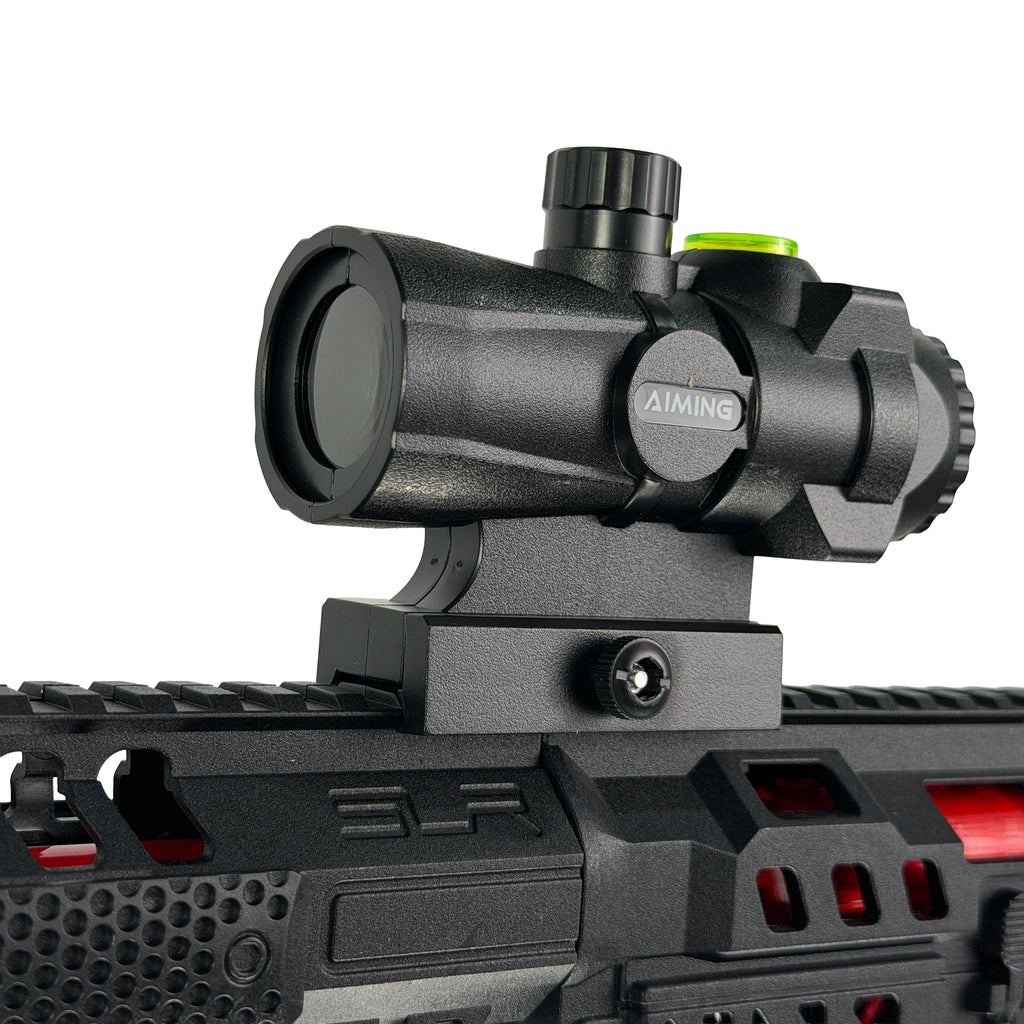 MK5-L Tactical Rifle - Gel Blaster - Blaster Features Solid Weight and Feel Strong, Durable Finish 15 m Shooting Range 15 Shots Per Second Firing Rate Full Auto, Semi & Safe Firing Modes Magazine Capacity: Approximately 200 Gel Balls Construction: Nylon, ABS Plastic In The Bundle MK5-L Tactical - Gel Blaster 1 x 7.4v Battery/ Mag 1 x M4 Magazine 1 x USB Charging Cord 20mm Tactical Rail For Attachments Safety Glasses Cocking Handle Fire Power Velocity: 150+ Feet Per Second (FPS)