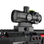 MK5-L Tactical Rifle - Gel Blaster - Blaster Features Solid Weight and Feel Strong, Durable Finish 15 m Shooting Range 15 Shots Per Second Firing Rate Full Auto, Semi & Safe Firing Modes Magazine Capacity: Approximately 200 Gel Balls Construction: Nylon, ABS Plastic In The Bundle MK5-L Tactical - Gel Blaster 1 x 7.4v Battery/ Mag 1 x M4 Magazine 1 x USB Charging Cord 20mm Tactical Rail For Attachments Safety Glasses Cocking Handle Fire Power Velocity: 150+ Feet Per Second (FPS)