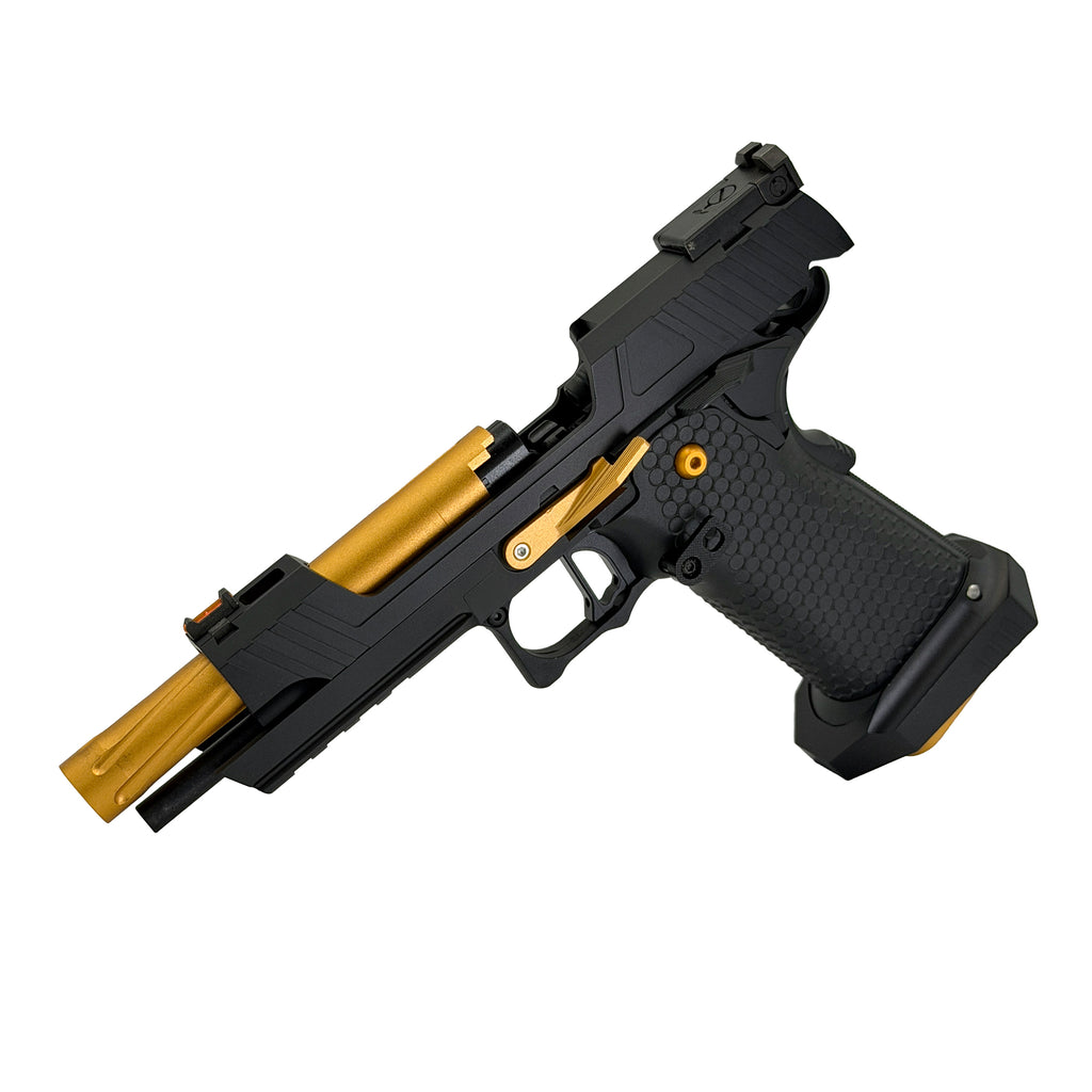 Royal Viper Hi Capa GBU Custom  Gel Blaster - Built for fast cycling, crisp recoil and quick reloads, this custom sidearm delivers smooth performance, sharp control and standout field presence.