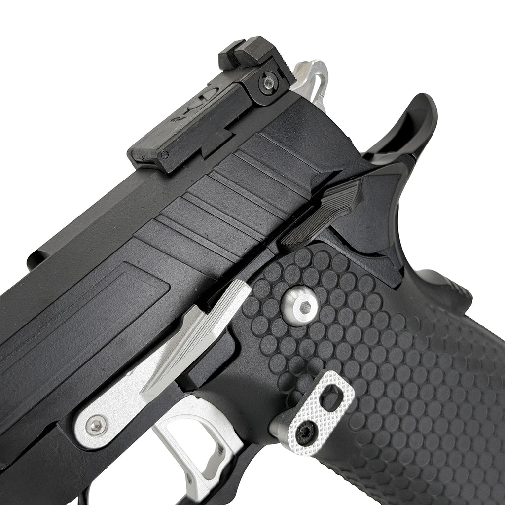 Phantom Edge Hi Capa GBU Custom  Gel Blaster - Key Features - "Phantom Edge" Custom Pistol - Top Tier Custom Components - 30+ Meters shooting distance - Enhanced Performance with custom modifications for the ultimate experience