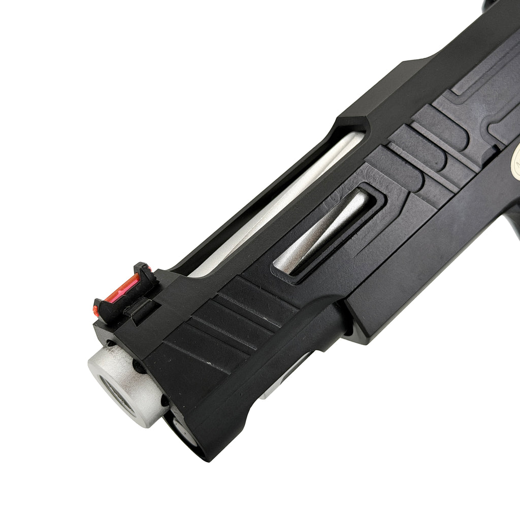 Phantom Edge Hi Capa GBU Custom  Gel Blaster - Built for fast cycling, crisp recoil and quick reloads, this custom sidearm delivers smooth performance, sharp control and standout field presence.