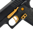 Golden Phantom Hi Capa GBU Custom  Gel Blaster - Key Features - "Golden Phantom" Custom Pistol - Top Tier Custom Components - 30+ Meters shooting distance - Enhanced Performance with custom modifications for the ultimate experience