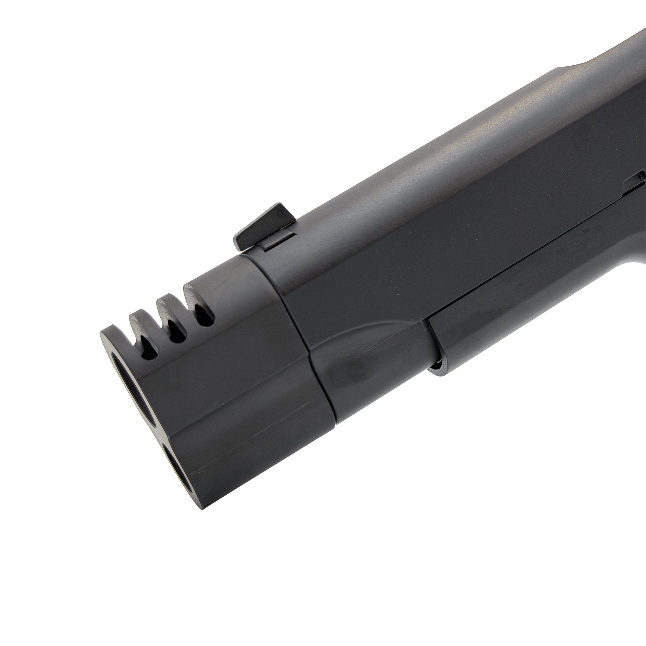 Tidal Phantom 1911 GBU Custom  Gel Blaster - Built with an extended barrel and performance compensator, it delivers smooth cycling, controlled follow up shots and classic 1911 precision with standout style.