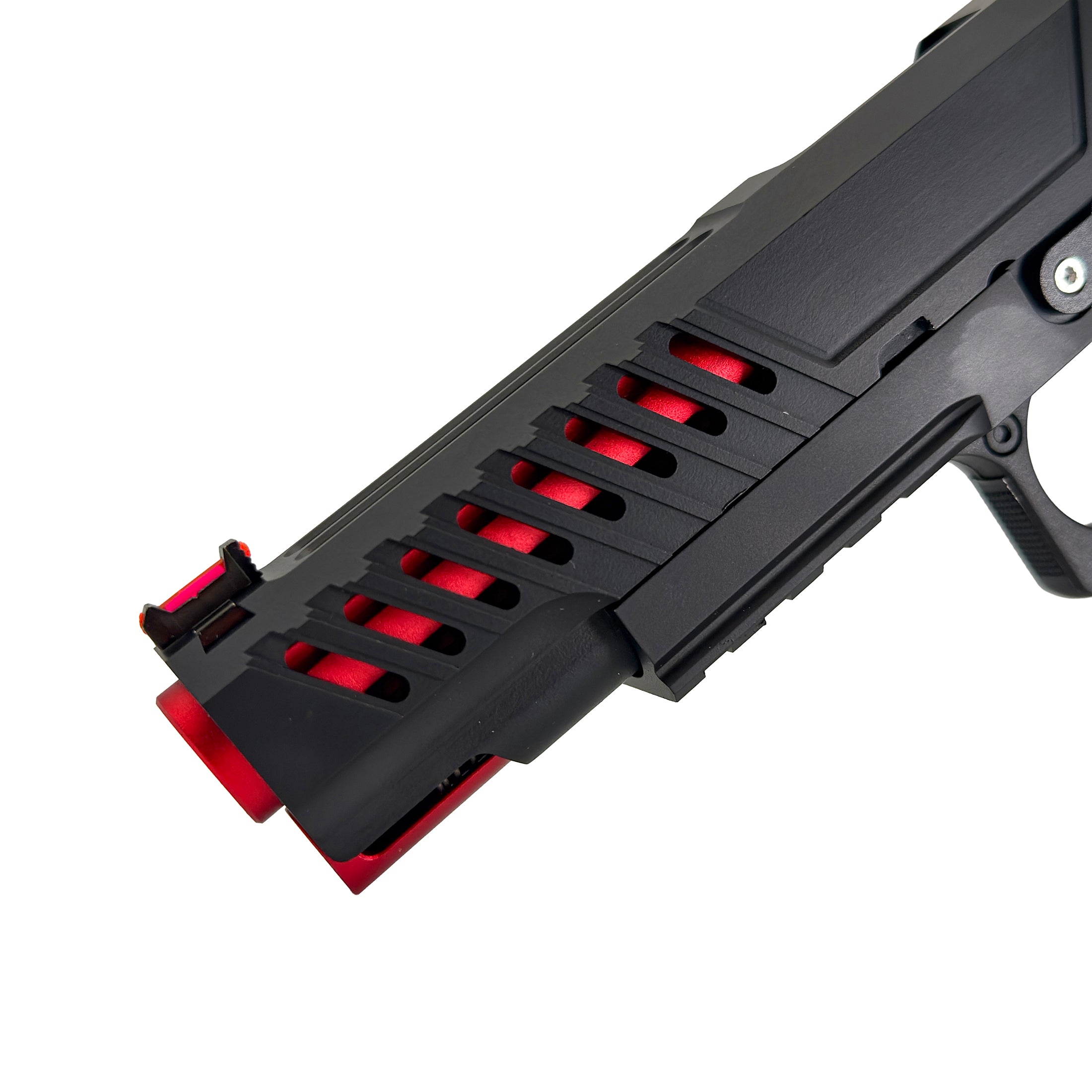 Vanguard Leader Hi Capa GBU Custom  Gel Blaster - Built for fast cycling, crisp recoil and lightning quick reloads, this custom sidearm delivers smooth control, rapid follow up shots and standout competition performance.