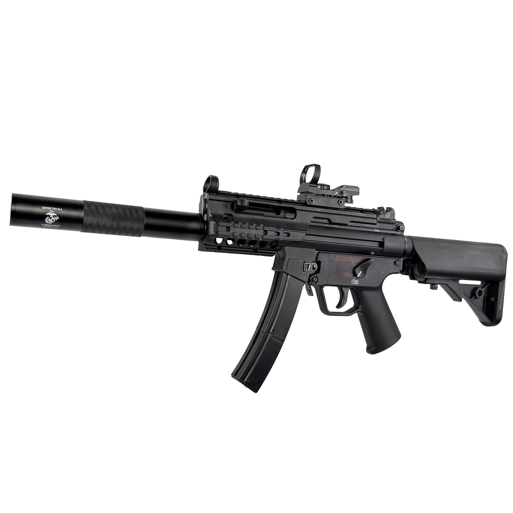 Custom Green Gas MP5K PDW "SWAT" - GBBR Gel Blaster