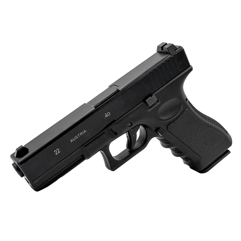 Double Bell (766) G22 Metal Green Gas Blowback Pistol - Gel Blaster