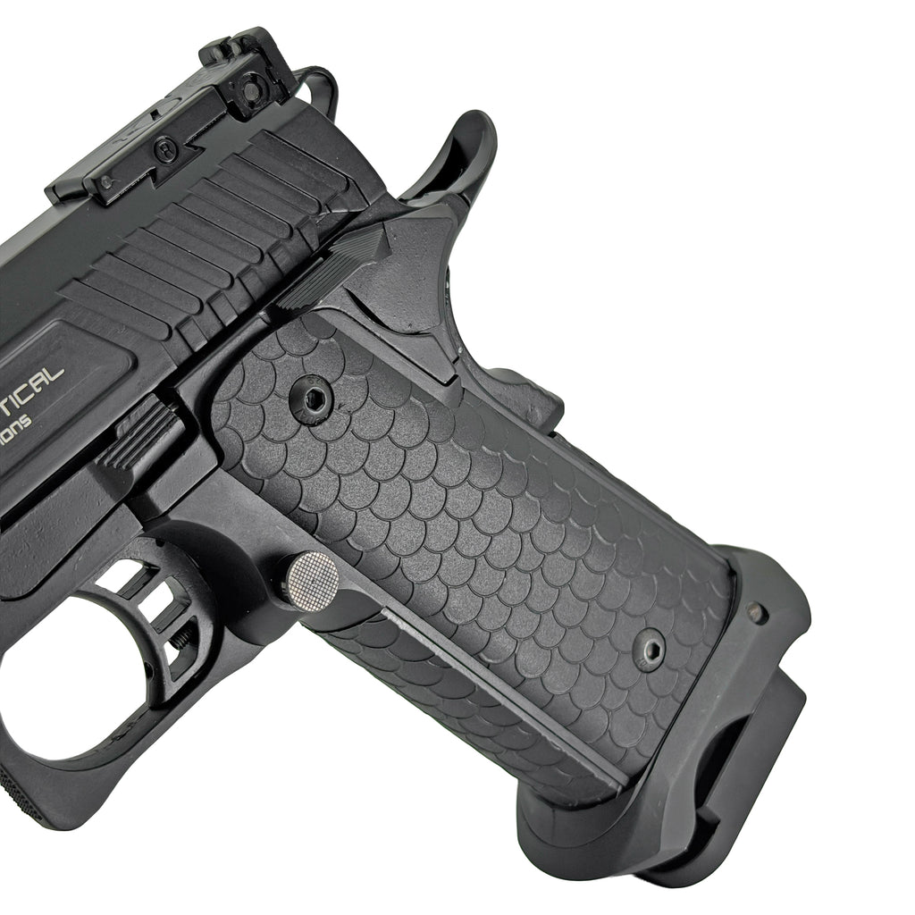 Double Bell John Wick TTI Metal Green Gas Blowback Pistol - Gel Blaster