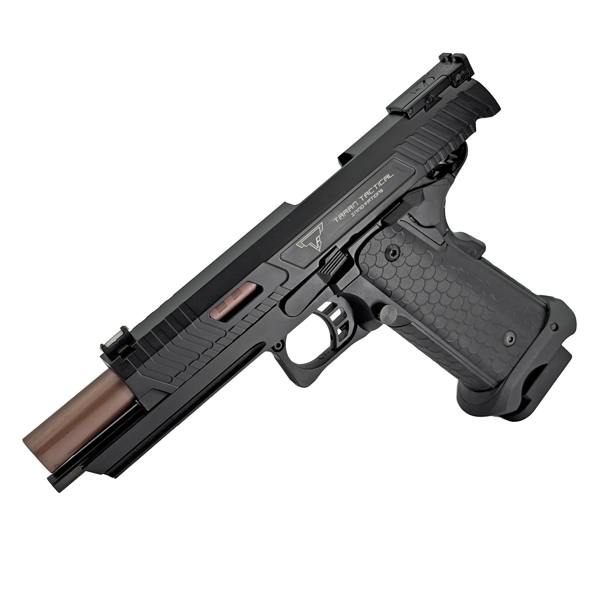 Double Bell John Wick TTI Metal Green Gas Blowback Pistol - Gel Blaster