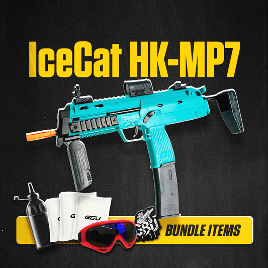ICECAT HK-MP7 Electric SMG  - Gel Blaster (Teal)