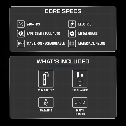 LH SIG MCX - Gel Blaster - Featuring a detachable butt-stock and a front-wired battery, the MCX seamlessly transitions between CQB action and long-range field play.