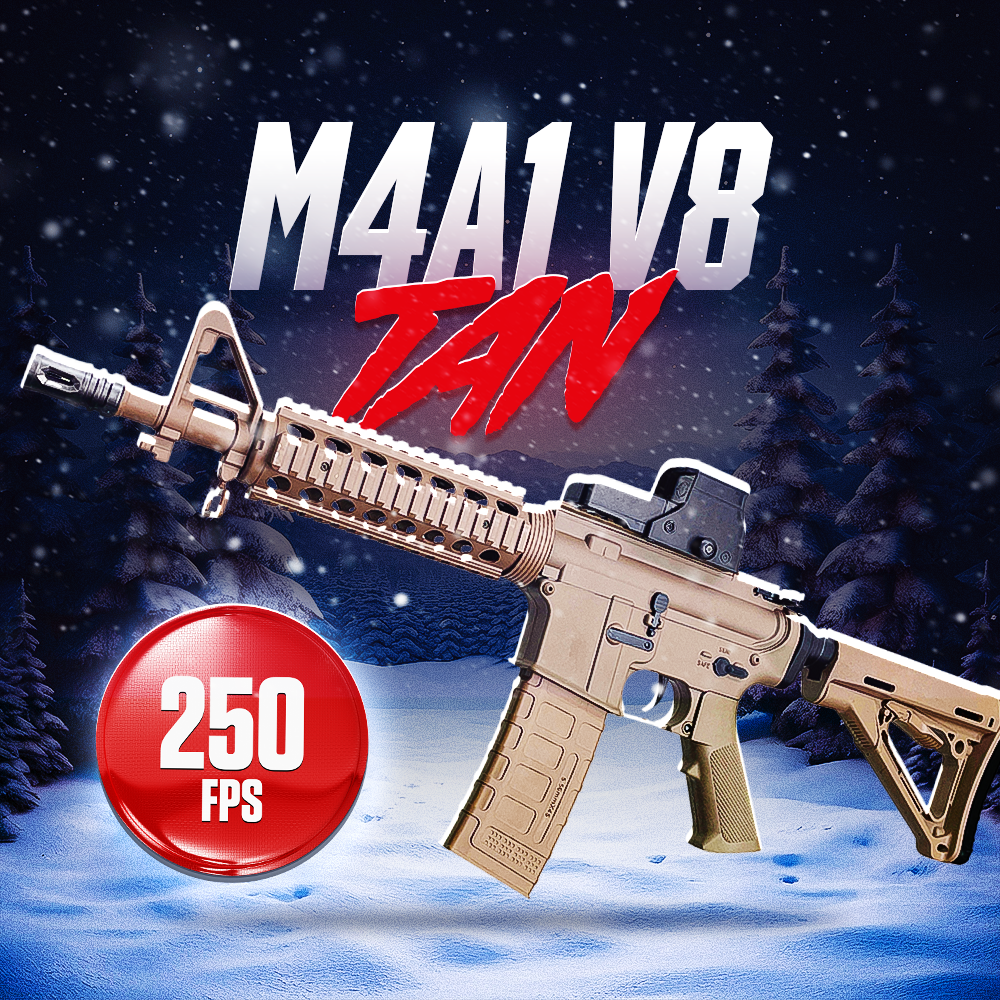 M4A1 V8 - Tan Gel Blaster (2025 Edition)