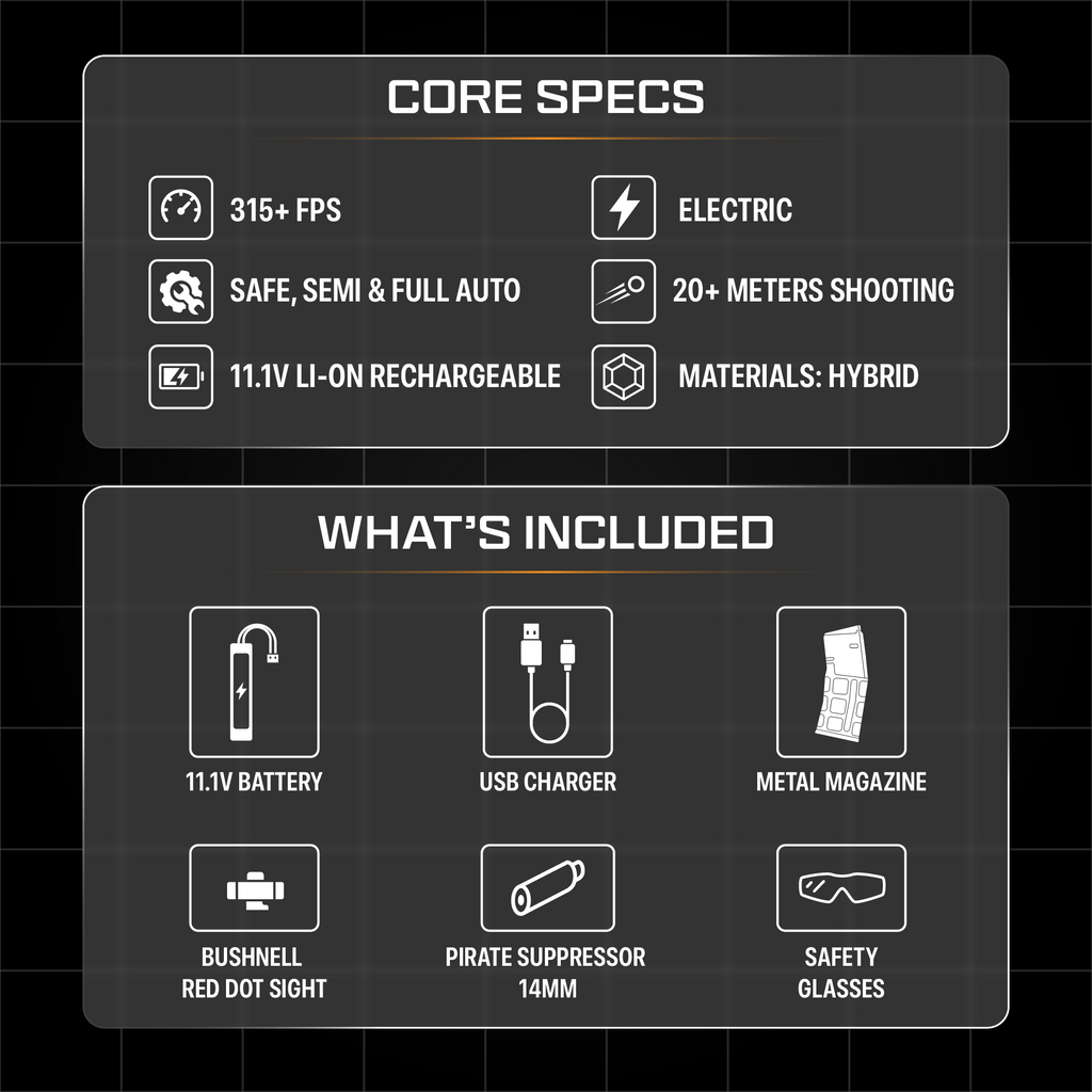 "M4SS Destroyer" GBU Custom - Gel Blaster