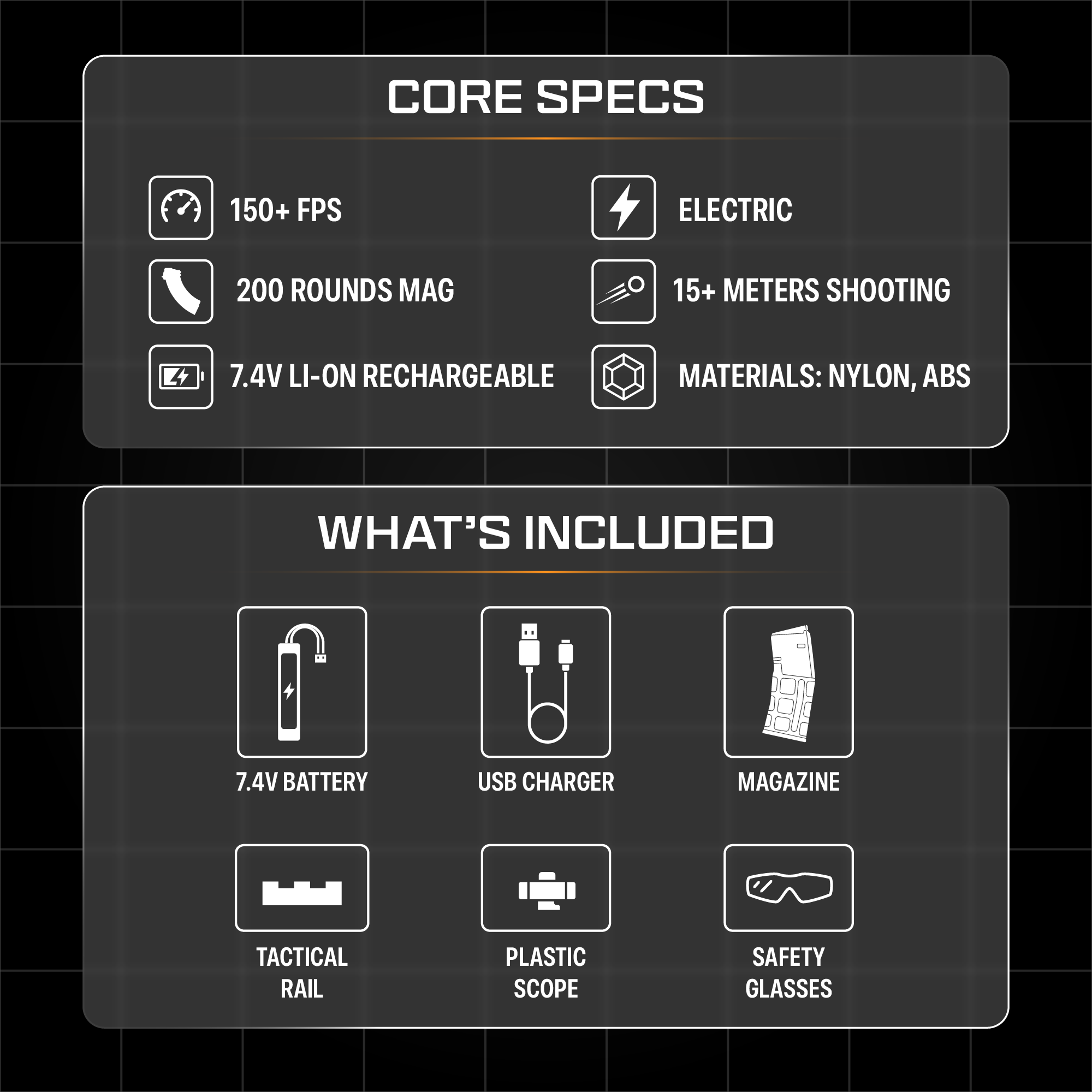 MK5-L Tactical Rifle - Gel Blaster