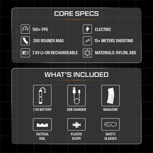 MK5-L Tactical Rifle - Gel Blaster