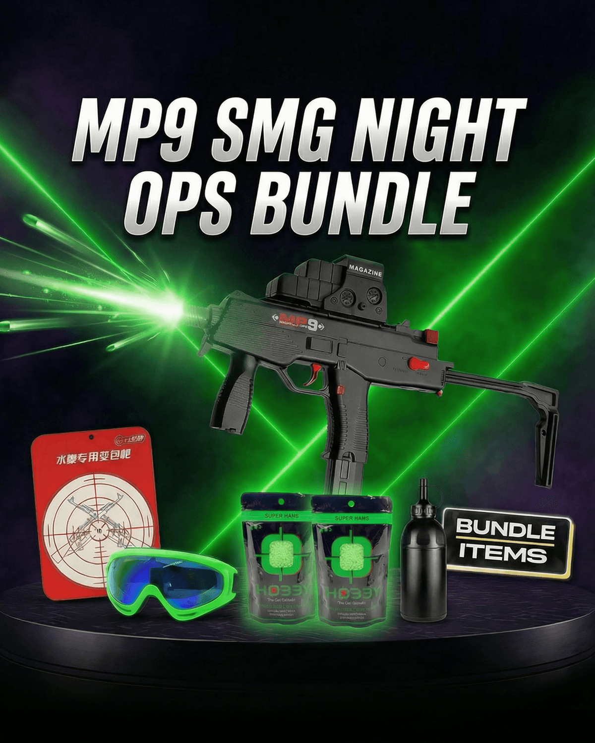 MP9 Tracer SMG Night Ops Bundle